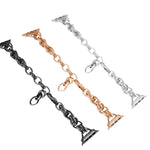 Metal Ripple Twist Chain Watch Band, For Apple Watch Ultra 49mm / Series 8&7 45mm / SE 2&6&SE&5&4 44mm / 3&2&1 42mm, For Apple Watch Series 8&7 41mm / SE 2&6&SE&5&4 40mm / 3&2&1 38mm