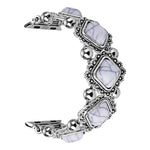 Retro Pine Stone Metal Watch Band, For Apple Watch Ultra 49mm / Series 8&7 45mm / SE 2&6&SE&5&4 44mm / 3&2&1 42mm, For Apple Watch Series 8&7 41mm / SE 2&6&SE&5&4 40mm / 3&2&1 38mm