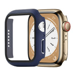 Shockproof PC+Tempered Glass Watch Protective Case, For Apple Watch Series 9 / 8 / 7 41mm, For Apple Watch Series 9 / 8 / 7 45mm