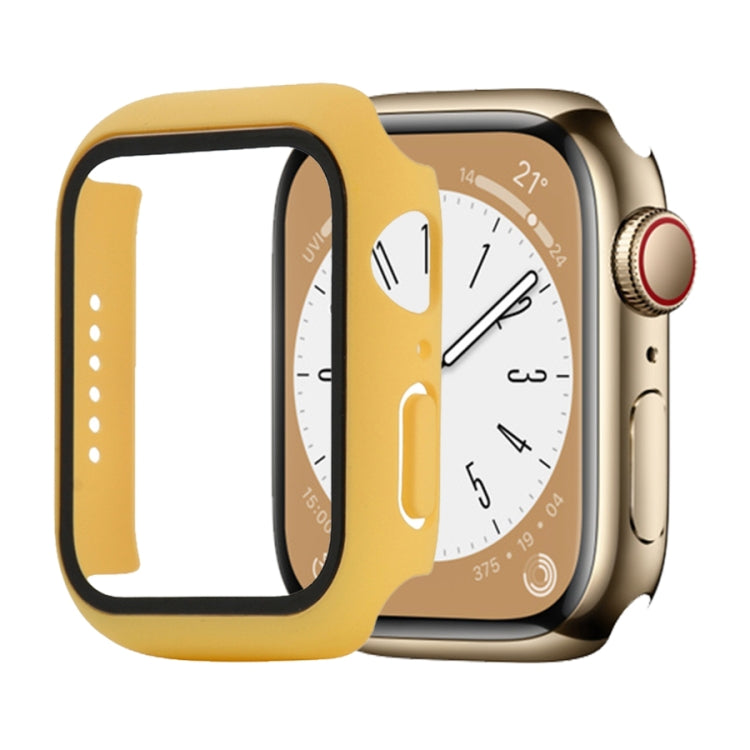 Shockproof PC+Tempered Glass Watch Protective Case, For Apple Watch Series 9 / 8 / 7 41mm, For Apple Watch Series 9 / 8 / 7 45mm