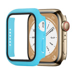 Shockproof PC+Tempered Glass Watch Protective Case, For Apple Watch Series 9 / 8 / 7 41mm, For Apple Watch Series 9 / 8 / 7 45mm