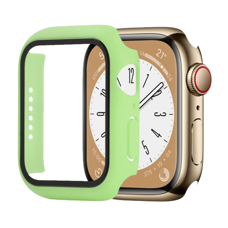 Shockproof PC+Tempered Glass Watch Protective Case, For Apple Watch Series 9 / 8 / 7 41mm, For Apple Watch Series 9 / 8 / 7 45mm