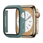 Shockproof PC+Tempered Glass Watch Protective Case, For Apple Watch Series 9 / 8 / 7 41mm, For Apple Watch Series 9 / 8 / 7 45mm