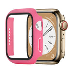 Shockproof PC+Tempered Glass Watch Protective Case, For Apple Watch Series 9 / 8 / 7 41mm, For Apple Watch Series 9 / 8 / 7 45mm