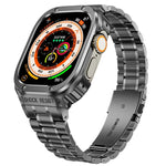 Metal Integrated Watch Protective Case, For Apple Watch Series SE 2025&6&SE&5&4 44mm, For Apple Watch Ultra 3 / 2 / 1 49mm, For Apple Watch Series 9 / 8 / 7 45mm