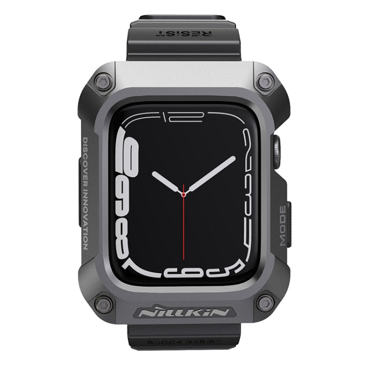 NILLKIN Ruidong Series Alloy + TPU Integrated Watch Band, For Apple Watch Series 8&7 45mm