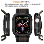 Armor Frame Watch Case, For Apple Watch Series SE 2&6&SE&5&4 40mm, For Apple Watch Series 9 / 8 / 7 41mm, For Apple Watch Series SE 2&6&SE&5&4 44mm, For Apple Watch Series 9 / 8 / 7 45mm, For Apple Watch Ultra 3 / 2 / 1 49mm