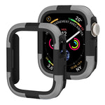 Armor Frame Watch Case, For Apple Watch Series SE 2&6&SE&5&4 40mm, For Apple Watch Series 9 / 8 / 7 41mm, For Apple Watch Series SE 2&6&SE&5&4 44mm, For Apple Watch Series 9 / 8 / 7 45mm, For Apple Watch Ultra 3 / 2 / 1 49mm