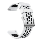 Two Color Round Hole Silicone Watch Band, For Huawei Watch GT 2e