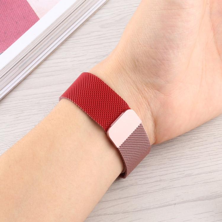 Milanese Gradient Stainless Steel Watchband, For Apple Watch Series 7 41mm / 6 & SE & 5 & 4 40mm / 3 & 2 & 1 38mm, For Apple Watch Ultra 49mm / Series 8&7 45mm / SE 2&6&SE&5&4 44mm / 3&2&1 42mm                                                           ...