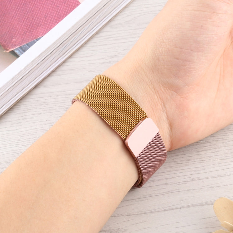 Milanese Gradient Stainless Steel Watchband, For Apple Watch Series 7 41mm / 6 & SE & 5 & 4 40mm / 3 & 2 & 1 38mm, For Apple Watch Ultra 49mm / Series 8&7 45mm / SE 2&6&SE&5&4 44mm / 3&2&1 42mm                                                           ...