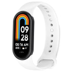 Solid Color Silicone Plug Replacement Watch Band, For Xiaomi Mi Band 8