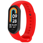 Solid Color Stainless Steel Plug Replacement Watch Band, For Xiaomi Mi Band 8
