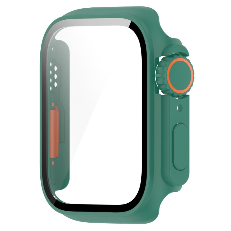 Tempered Film + PC Integrated Watch Protective Case, For Apple Watch Series SE 2 / 6 / SE / 5 / 4 40mm, For Apple Watch Series 9 / 8 / 7 41mm, For Apple Watch Series SE 2 / 6 / SE / 5 / 4 44mm, For Apple Watch Series 9 / 8 / 7 45mm