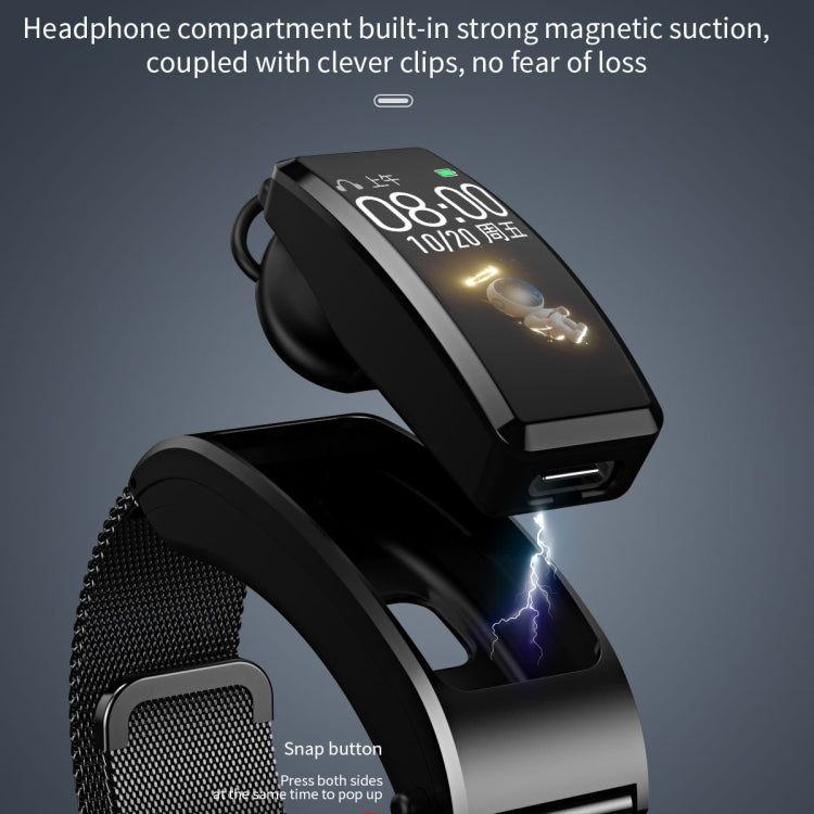 B7 Bluetooth Earphone Smart Bracelet, Support Sleep Monitoring / Blood Oxygen Monitoring / Heart Rate Monitoring