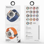 Magnetic Clasp Silicone Watch Band, For Apple Watch Series 8&7 41mm, For Apple Watch Series 8&7 45mm