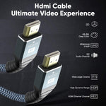 كابل HDMI 2.0 إصدار 4K 60 هرتز عالي الدقة، 1م، 2م، 3م، 5م