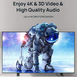 كابل HDMI 2.0 إصدار 4K 60 هرتز عالي الدقة، 1م، 2م، 3م، 5م