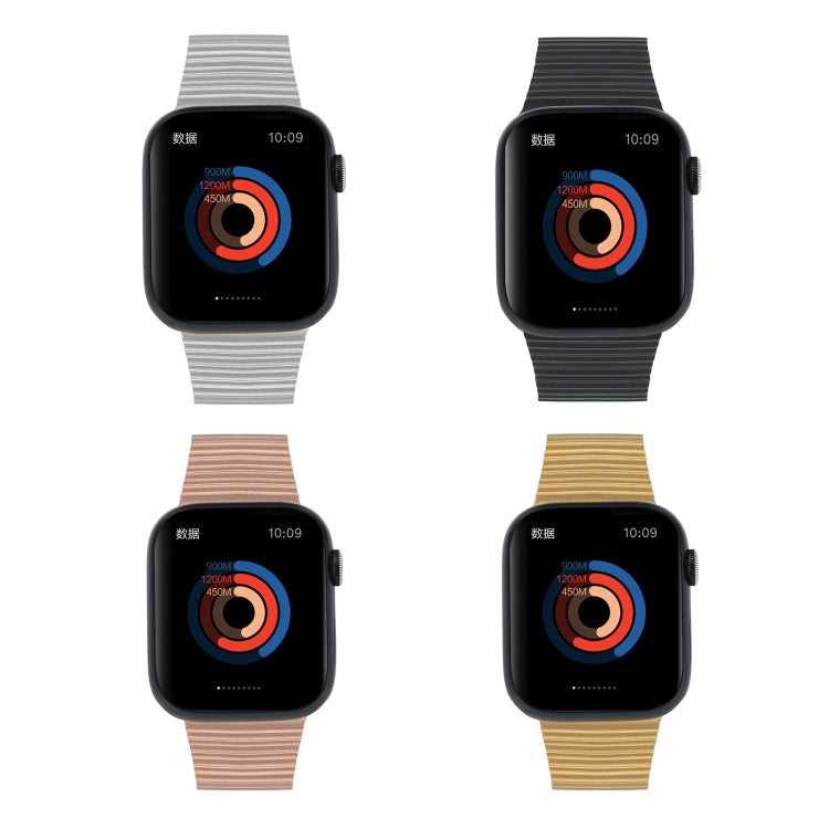 Ocean Metal Replacement Watch Band, For Apple Watch SE 2023 44mm, For Apple Watch Ultra 49mm, For Apple Watch 8 41mm, For Apple Watch 8 45mm, For Apple Watch SE 2023 40mm, For Apple Watch 7 45mm, For Apple Watch SE 2022 40mm, For Apple Watch SE 2022 44...