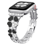 Petal Metal Diamond Watch Band, For Apple Watch 3 38mm, For Apple Watch 9 45mm, For Apple Watch 3 42mm, For Apple Watch 2 38mm, For Apple Watch 2 42 mm, For Apple Watch 38mm, For Apple Watch 42mm, For Apple Watch 9 41mm