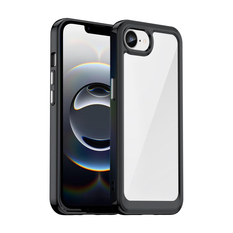 غطاء هاتف أكريليك + TPU من سلسلة ملونة، لهواتف iPhone 17e / 16e، iPhone 16 Pro Max، iPhone 16 Pro، iPhone 16 Plus، iPhone 16، iPhone 15 Pro Max، iPhone 15 Pro، iPhone 15 Plus