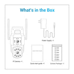 ESCAM PT210 2x3MP Dual Lens Dual Screen Monitor WiFi Camera Support Two-way Voice & Motion Detection & Cloud Storage, PT210