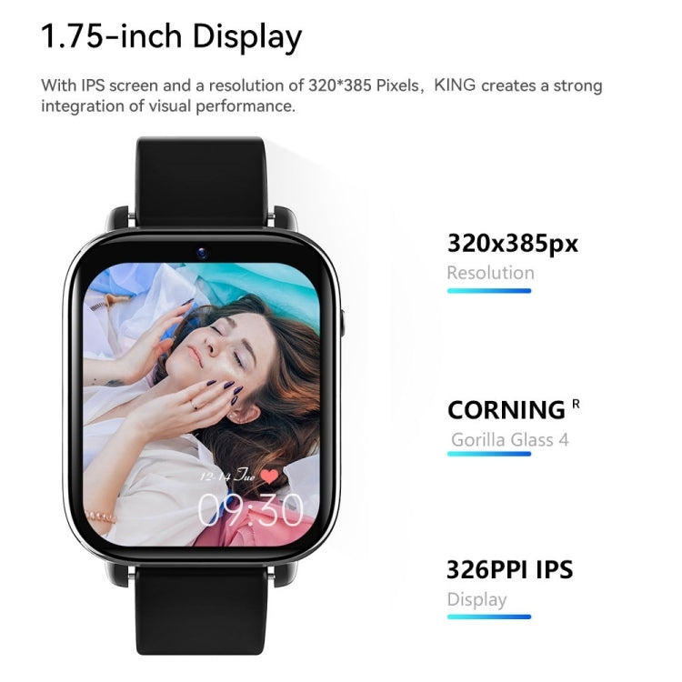 Z20 1.75 inch Screen 4G LTE Smart Watch Android 9 OS, 4GB+128GB