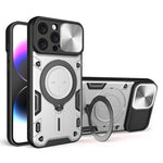 CD Texture Sliding Camshield Magnetic Holder Phone Case, For iPhone 17e / 16e, For iPhone 17 Pro Max, For iPhone 17 Pro, For iPhone 17, For iPhone Air, For iPhone 16 Pro Max, For iPhone 16 Pro, For iPhone 16 Plus
