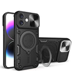 CD Texture Sliding Camshield Magnetic Holder Phone Case, For iPhone 17e / 16e, For iPhone 17 Pro Max, For iPhone 17 Pro, For iPhone 17, For iPhone Air, For iPhone 16 Pro Max, For iPhone 16 Pro, For iPhone 16 Plus