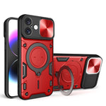 CD Texture Sliding Camshield Magnetic Holder Phone Case, For iPhone 17e / 16e, For iPhone 17 Pro Max, For iPhone 17 Pro, For iPhone 17, For iPhone Air, For iPhone 16 Pro Max, For iPhone 16 Pro, For iPhone 16 Plus