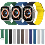 سوار ساعة سيليكون بحلقة مغناطيسية، لساعات Apple Watch 5 مقاس 44 مم، لساعات Apple Watch 5 مقاس 40 مم، لساعات Apple Watch 4 مقاس 44 مم