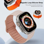 سوار ساعة سيليكون بحلقة مغناطيسية، لساعات Apple Watch 4 مقاس 40 مم، لساعات Apple Watch 3 مقاس 38 مم، لساعات Apple Watch 3 مقاس 42 مم