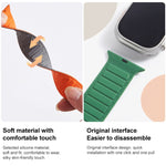 Loop Magnetic Silicone Watch Band, For Apple Watch 8 45mm, For Apple Watch SE 2022 40mm, For Apple Watch SE 2022 44mm