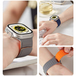 سوار ساعة سيليكون بحلقة مغناطيسية، لساعات Apple Watch 5 مقاس 44 مم، لساعات Apple Watch 5 مقاس 40 مم، لساعات Apple Watch 4 مقاس 44 مم