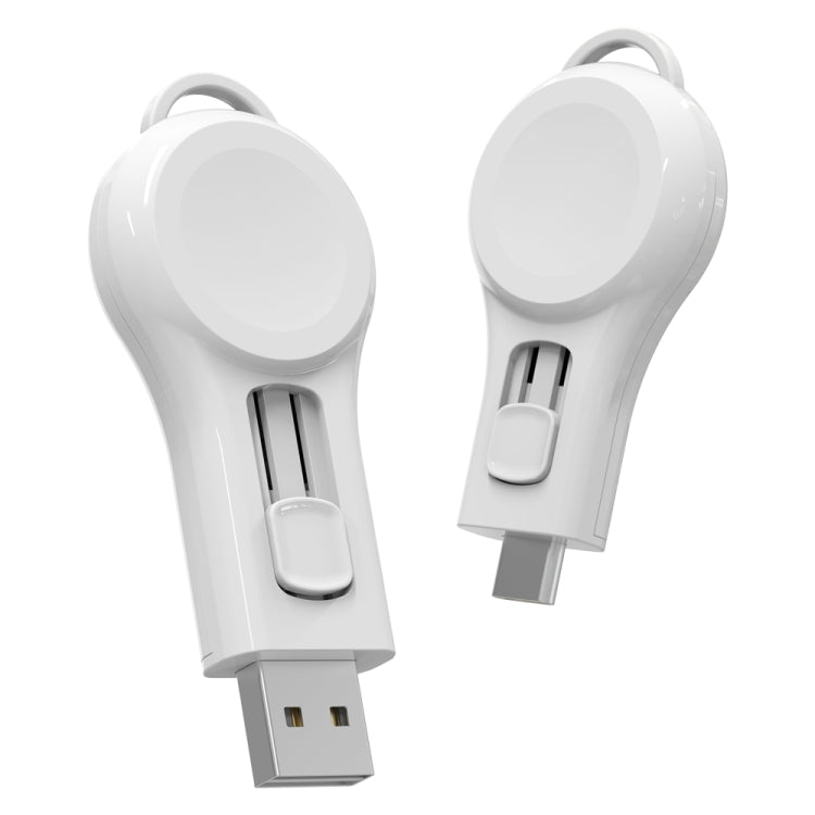 Tragbares kabelloses USB-Ladegerät mit Magnetverschluss, USB