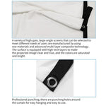 Simple Folding Thin Polyester Projector Film Curtain, 30 inch 16:9, 150 inch 4:3, 150 inch 16:9, 180 inch 16:9, 200 inch 16:9
