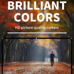 Simple Folding Thin Polyester Projector Film Curtain, 30 inch 16:9, 150 inch 4:3, 150 inch 16:9, 180 inch 16:9, 200 inch 16:9