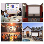 Simple Folding Thin Polyester Projector Film Curtain, 30 inch 16:9, 150 inch 4:3, 150 inch 16:9, 180 inch 16:9, 200 inch 16:9