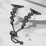 Ribbon Wave Metal Watch Band, For Apple Watch 2 42mm, For Apple Watch 2 38mm, For Apple Watch 42mm, For Apple Watch 38mm