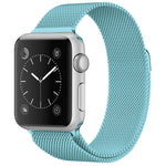 For Apple Watch Series Milanese Loop Magnetic Stainless Steel Watchband, 5 & 4 40mm / 3 & 2 & 1 38mm, 5 & 4 44mm / 3 & 2 & 1 42mm