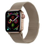 For Apple Watch Series Milanese Loop Magnetic Stainless Steel Watchband, 5 & 4 40mm / 3 & 2 & 1 38mm, 5 & 4 44mm / 3 & 2 & 1 42mm