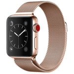 For Apple Watch Series Milanese Loop Magnetic Stainless Steel Watchband, 5 & 4 40mm / 3 & 2 & 1 38mm, 5 & 4 44mm / 3 & 2 & 1 42mm
