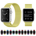For Apple Watch Series Milanese Loop Magnetic Stainless Steel Watchband, 5 & 4 40mm / 3 & 2 & 1 38mm, 5 & 4 44mm / 3 & 2 & 1 42mm