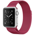 For Apple Watch Series Milanese Loop Magnetic Stainless Steel Watchband, 5 & 4 40mm / 3 & 2 & 1 38mm, 5 & 4 44mm / 3 & 2 & 1 42mm