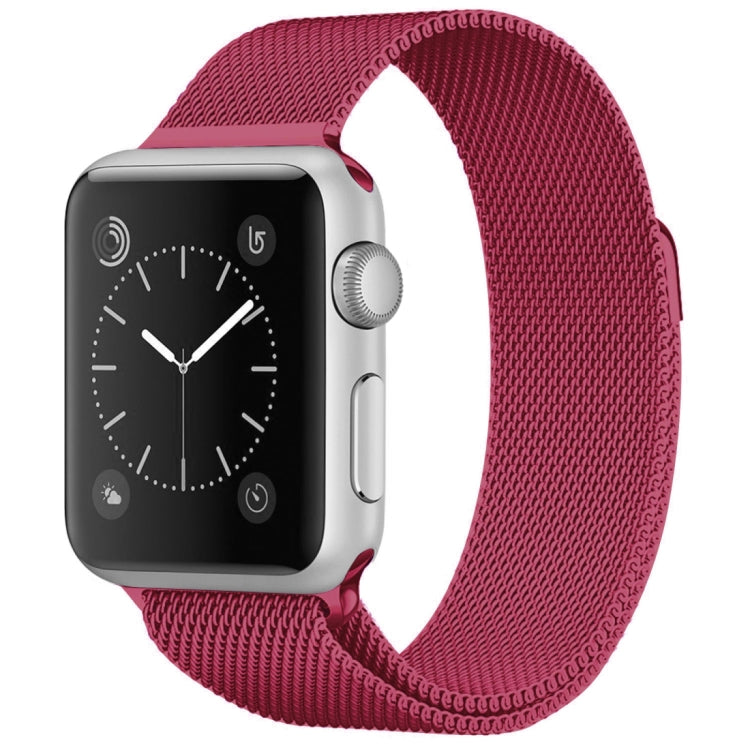For Apple Watch Series Milanese Loop Magnetic Stainless Steel Watchband, 5 & 4 40mm / 3 & 2 & 1 38mm, 5 & 4 44mm / 3 & 2 & 1 42mm