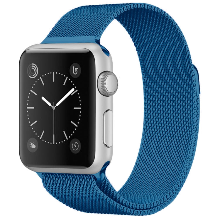 For Apple Watch Series Milanese Loop Magnetic Stainless Steel Watchband, 5 & 4 40mm / 3 & 2 & 1 38mm, 5 & 4 44mm / 3 & 2 & 1 42mm
