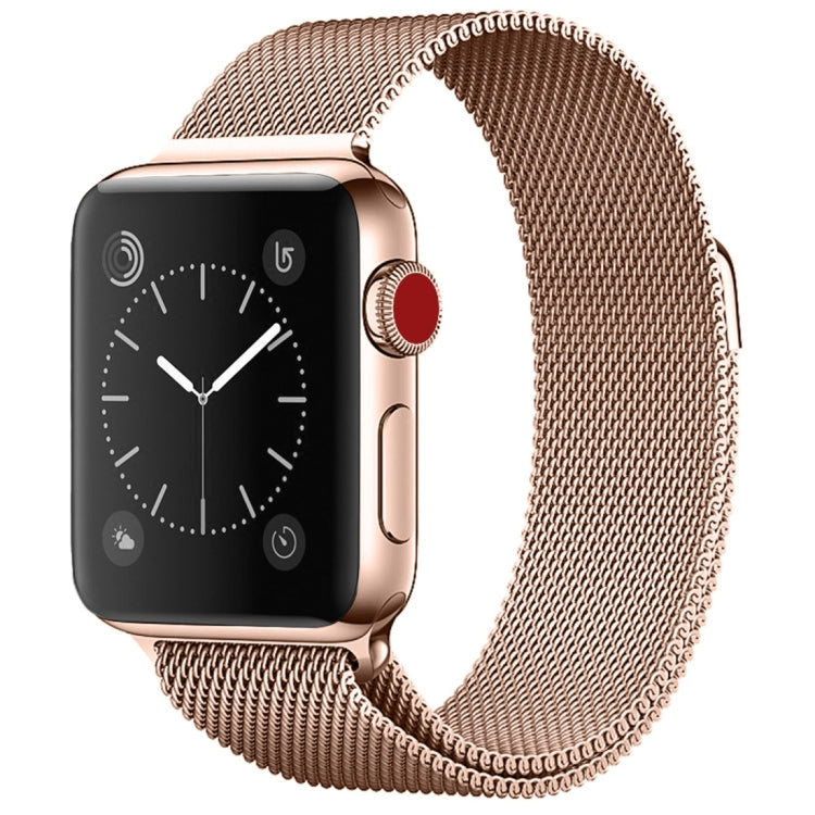 For Apple Watch Series Milanese Loop Magnetic Stainless Steel Watchband, 5 & 4 40mm / 3 & 2 & 1 38mm, 5 & 4 44mm / 3 & 2 & 1 42mm