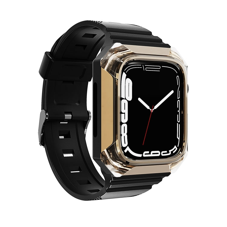 حزام ساعة مدمج من TPU بغطاء درع، لساعات Apple Watch SE 2025 / 2023 مقاس 44 مم، Apple Watch SE 2025 / 2023 مقاس 40 مم، Apple Watch Series 11 / 10 مقاس 42 مم، Apple Watch Ultra 3 / 2 مقاس 49 مم، Apple Watch 9 مقاس 45 مم، Apple Watch 9 مقاس 41 مم