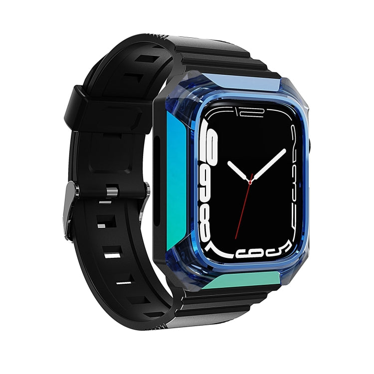 حزام ساعة مدمج من TPU بغطاء درع، لساعات Apple Watch SE 2025 / 2023 مقاس 44 مم، Apple Watch SE 2025 / 2023 مقاس 40 مم، Apple Watch Series 11 / 10 مقاس 42 مم، Apple Watch Ultra 3 / 2 مقاس 49 مم، Apple Watch 9 مقاس 45 مم، Apple Watch 9 مقاس 41 مم