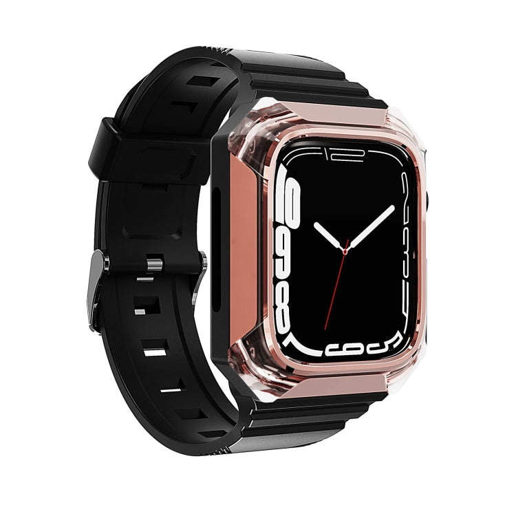 حزام ساعة مدمج من TPU بغطاء درع، لساعات Apple Watch SE 2025 / 2023 مقاس 44 مم، Apple Watch SE 2025 / 2023 مقاس 40 مم، Apple Watch Series 11 / 10 مقاس 42 مم، Apple Watch Ultra 3 / 2 مقاس 49 مم، Apple Watch 9 مقاس 45 مم، Apple Watch 9 مقاس 41 مم